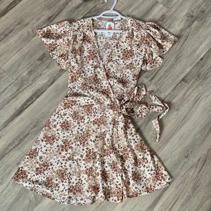 Floral Wrap Dress
